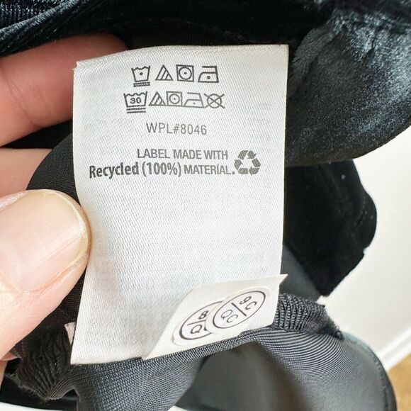 Charter Club Womens Black Velvet Button-Up Roll Sleeve Shirt Tunic Medium - Picture 13 of 13